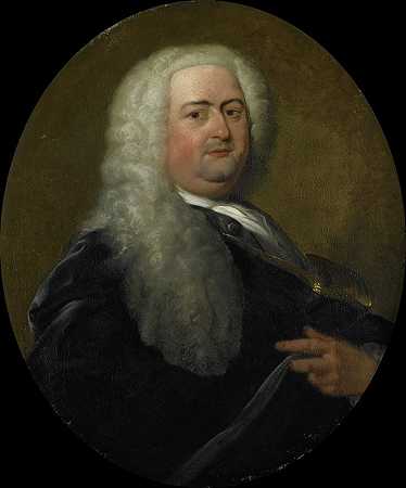“1734年由迪奥尼斯·范·奈梅根（Dionys van Nijmegen）选出的荷兰东印度鹿特丹商会理事阿德里安·帕茨（Adrian Paets）的肖像