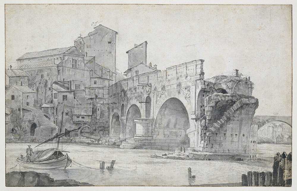 《罗马罗托桥的视图，从东方看》（Jan Asselijn）