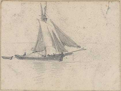 约翰·辛格·萨金特的《帆船拖曳多莉》