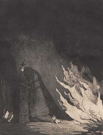 弗朗斯·施瓦茨的《修道院大火》