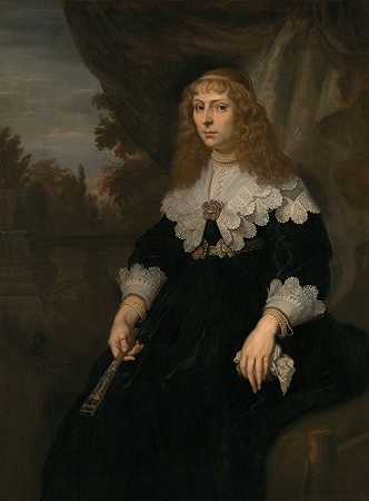 约阿希姆·冯·桑德拉特的《伊娃·吉尔芬克（1619-1698）》