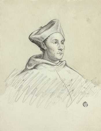 安东尼·范戴克（Anthony van Dyck）之后的《红衣主教肖像》