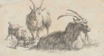 马库斯·德比耶的《公羊、母羊和孩子》