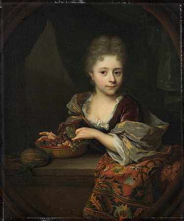 “克里斯蒂娜·约翰娜·巴克尔（1688-1737），作者：阿诺德·布宁