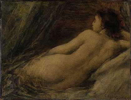 亨利·范丁·拉图尔的《裸体躺卧》