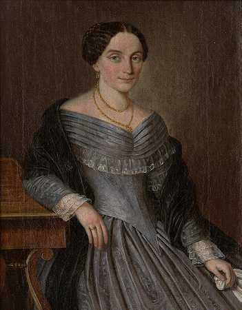 《安娜·马科维卡的肖像》，彼得·米查尔·波乌（Peter Michal Bohúň）