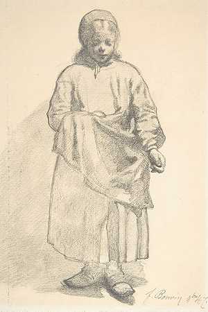 弗朗索瓦·邦文的《站立的农民女孩》