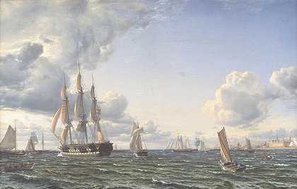 伊曼纽尔·拉森（Emanuel Larsen）的《瓦尔德玛号邮轮》（Valdemar）横渡海湾，上演了一场全新的布拉姆赛