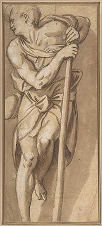 保罗·法里纳蒂的《一个躺在棍子上的男人》
