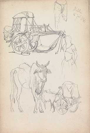“布洛克马车研究，德里，1860年1月14日，威廉·辛普森著