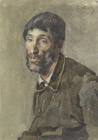 埃米尔·查尔斯·沃特斯的《一个人的肖像》