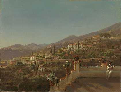 约翰·弗雷德里克·埃克斯伯格的《马德拉丰沙尔之景》