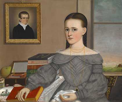 约瑟夫·梅森的《玛丽·简·安德鲁肖像》