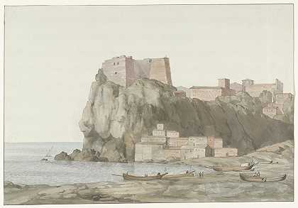亚伯拉罕·路易·鲁道夫·杜克罗斯著《西海岸卡拉布里亚地区的石城》