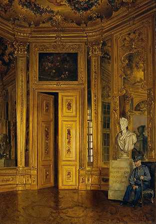 路德维希·坎茨鲍尔（Ludwig Kainzbauer）的《上丽城的黄金橱柜》（The Gold Cabinet in The Upper Belvedere）