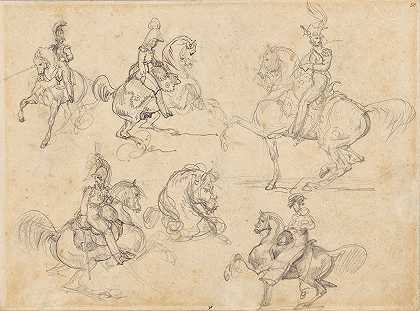《马与骑手》（Théodore Géricault）