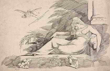 亨利·福塞利的《与丘比特睡的女人》