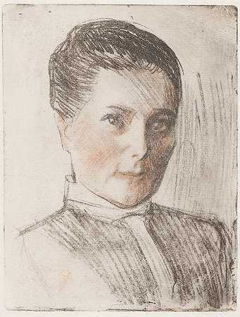 马格努斯·恩克尔的《苏菲·阿米诺夫肖像》