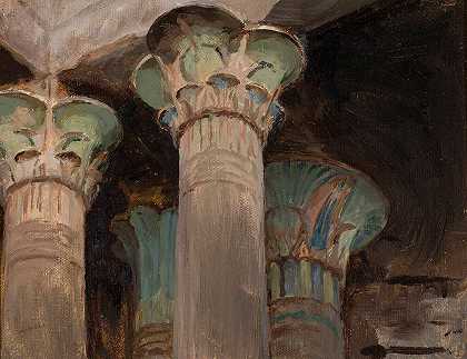 “伊西斯——伊西斯神庙中的首都。来自扬·齐·格林斯基的埃及之旅