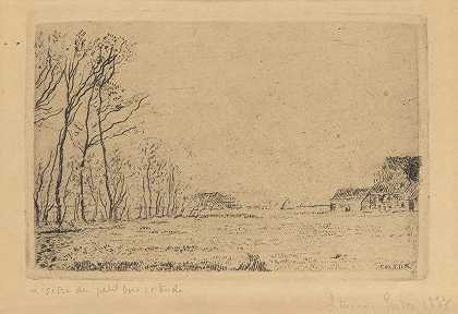 詹姆斯·恩索（James Ensor）的《奥斯坦德的灌木丛边缘》