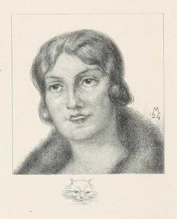 西蒙·莫利恩（Simon Moulijn）的《范·蒂恩霍文·霍亚克夫人肖像》
