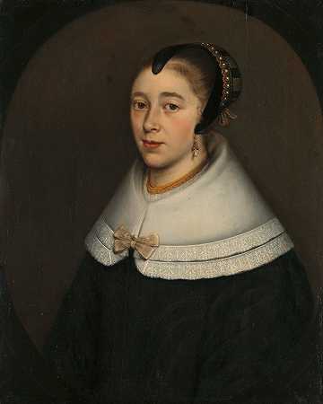 《一个女人的肖像》，被认为是德克·克雷的巴塞罗缪斯·维穆登的妻子凯瑟琳娜·凯廷