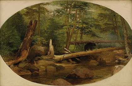 威廉·霍尔布鲁克·比尔德的《森林中的熊》