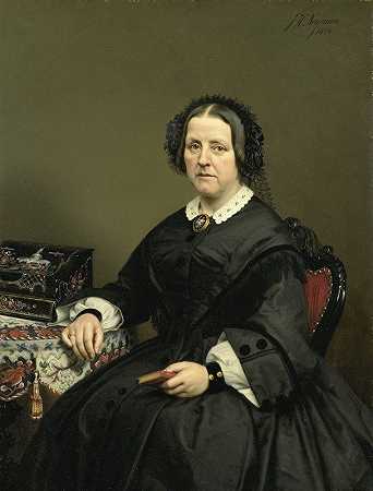 “威廉敏娜·玛格丽莎·范登·博施（1807-74）。约翰·海因里希·诺伊曼的杰拉尔德·约翰·维洛伦·范·特马特的妻子