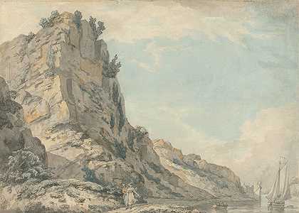 弗朗西斯·惠特利的《布里斯托尔克利夫顿圣文森特岩与远处的霍特韦尔泉屋》