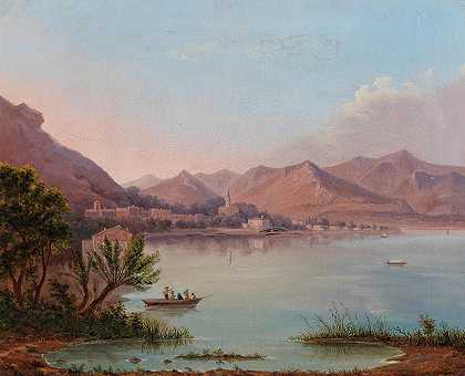 海因里希·贾克尔的《科莫湖景色》