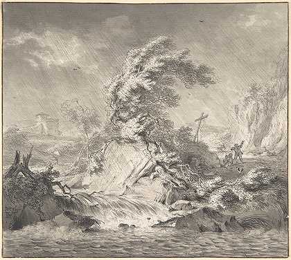 Hendrik Meijer的《暴风雨的风景》