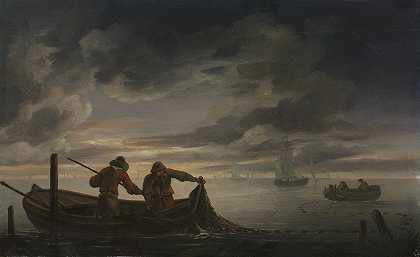 拉斐尔·戈弗茨（Raphael Govertsz）的《与渔夫的河口场景》