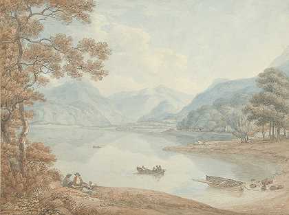 托马斯·赫恩（Thomas Hearne）的《德温特水景，在伯罗代尔（坎伯兰）方向》