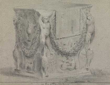 理查德·威尔逊《美第奇别墅中的雕塑柱基》