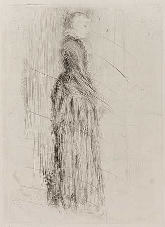 詹姆斯·阿博特·麦克尼尔·惠斯勒的《小天鹅绒连衣裙》