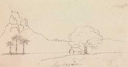 亨利·斯温伯恩的《棕榈树风景图》