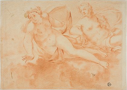 卡洛·西格纳尼（Carlo Cignani）的《两个云生裸体女性形象》