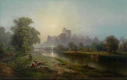 爱德华·莫兰的《温莎城堡景色》