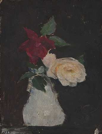 《花瓶里的玫瑰》（Jan Ciągliński）