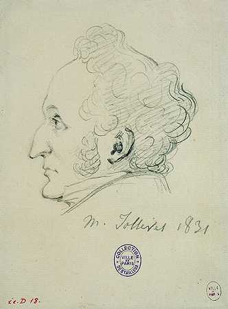 亚历山大·弗朗索瓦·鲍德特·杜拉里的《乔利维肖像》