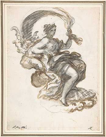 保罗·德·马泰斯（Paolo de Matteis）的《海贝上躺着的女人的研究》