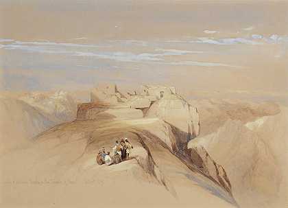 大卫·罗伯茨《西奈山顶上的基督教和穆罕默德教堂》