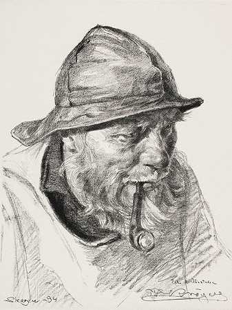 《斯卡根渔民之首》，作者：Peder Severin Krøyer