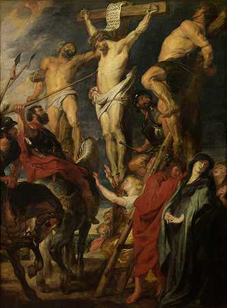 《十字架上的基督》，安东尼·范戴克的《长矛》