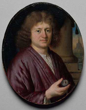 Pieter Cornelisz van Slingelandt的《手持手表的男子肖像》