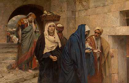 皮埃尔·让·范·德·奥德拉的《从基督坟墓归来的圣女》