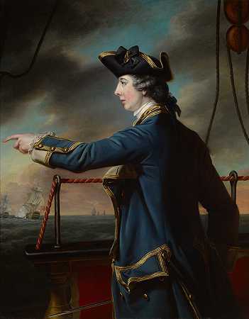 “爱德华·诺尔斯船长肖像，R.N.（1742-1762），弗朗西斯·科茨