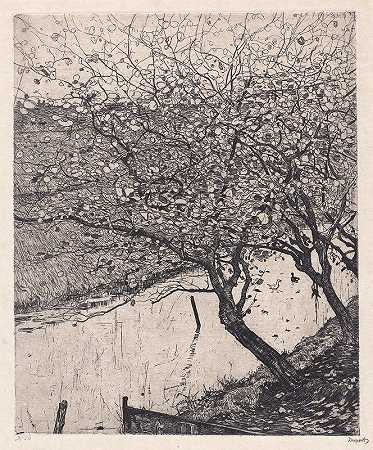 Pieter Dupont的《沟边的苹果树》