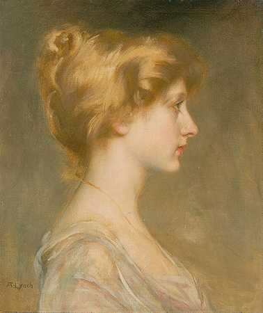 阿尔伯特·林奇的《金发女人的肖像》