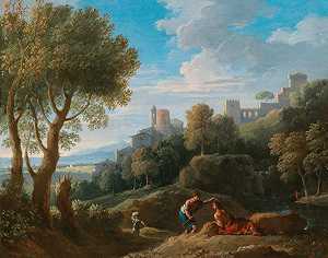 Jan Frans Van Bloemen的《坎帕尼亚风景》